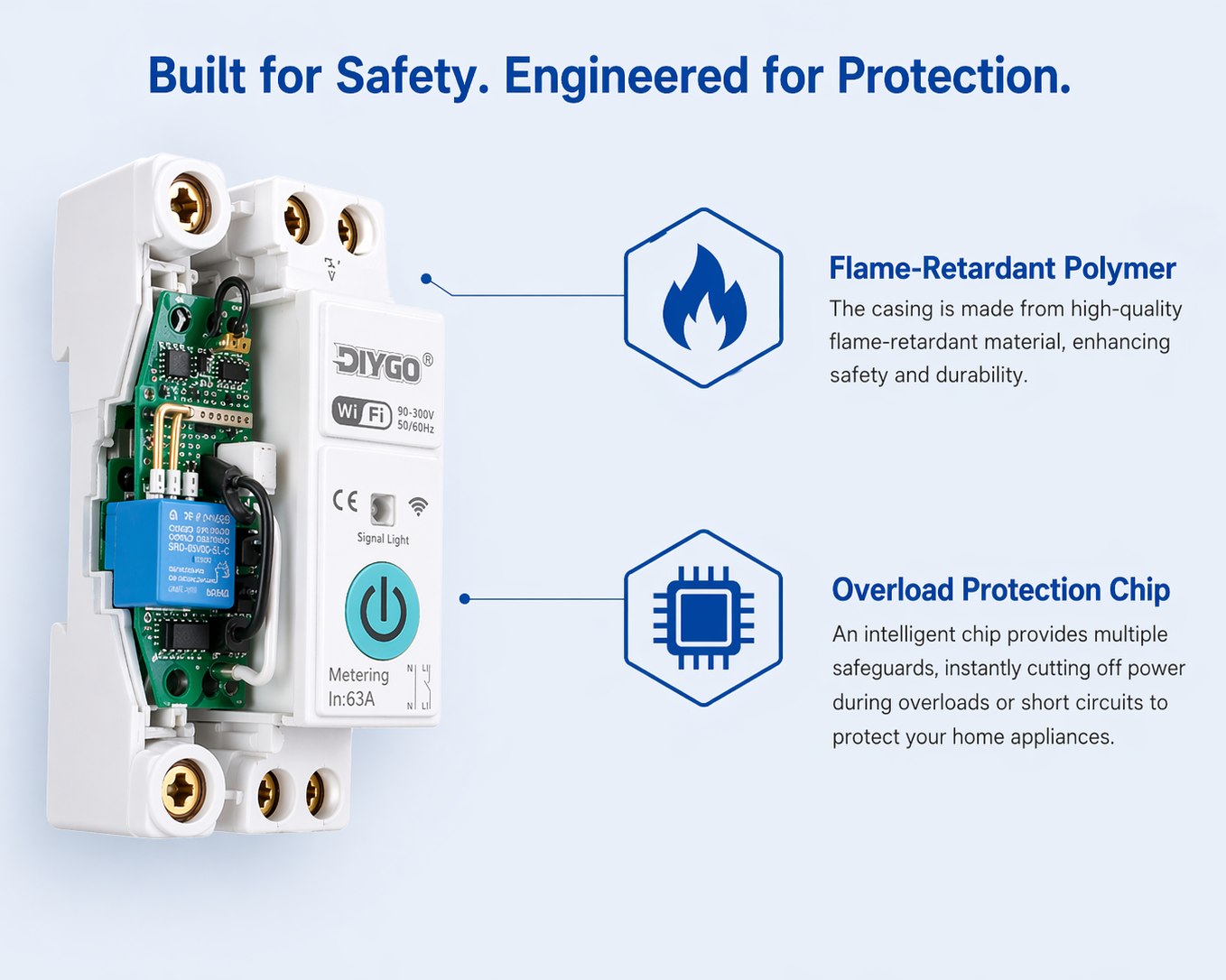BillShield™ - Smart Energy-Saving Breaker (WiFi)